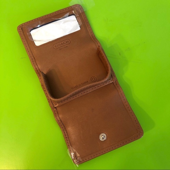 EUC Coach Signature Logo Contact Lens Travel Case - Picture 7 of 8